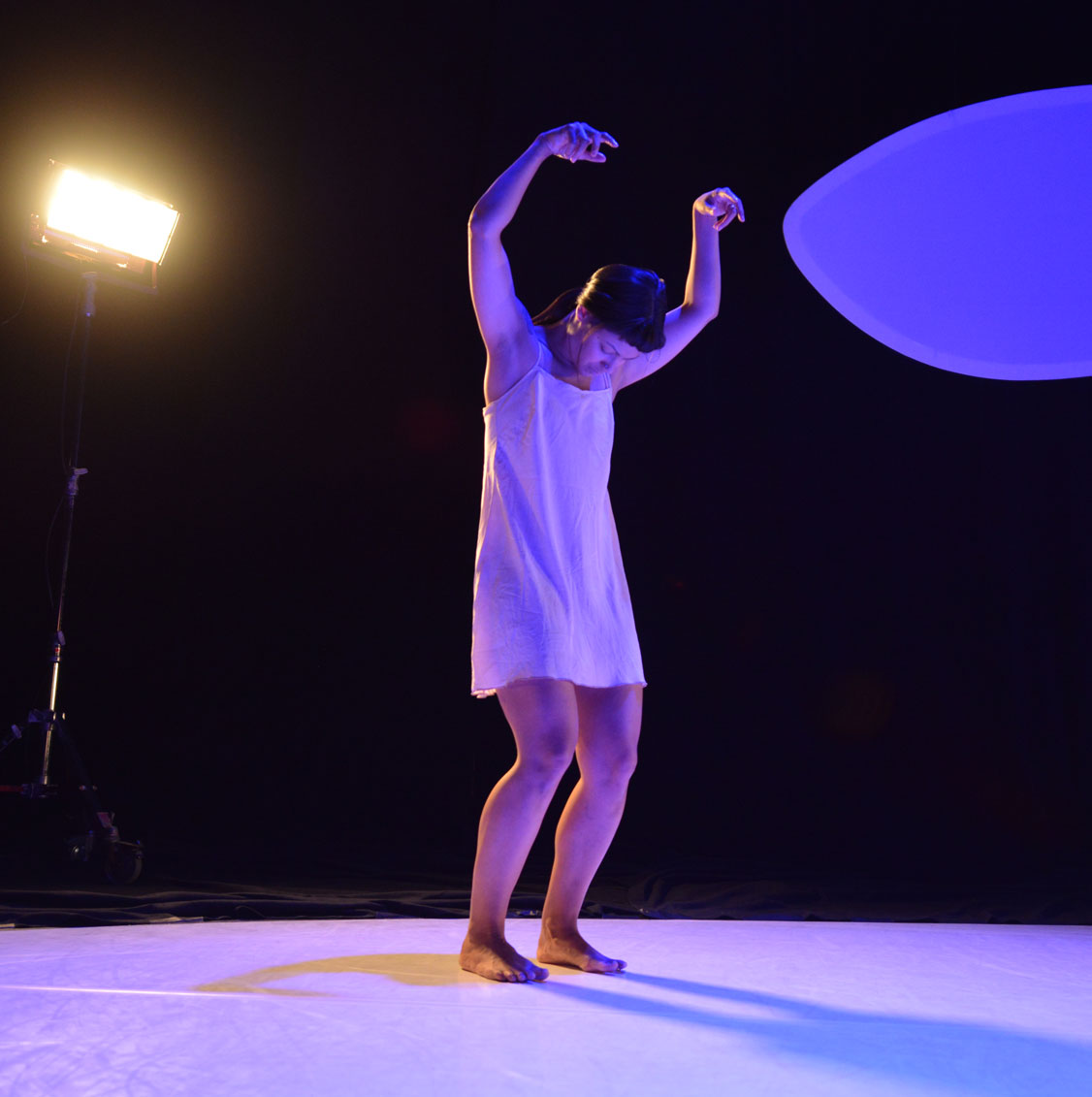 Amber Funk Barton performs in VAST