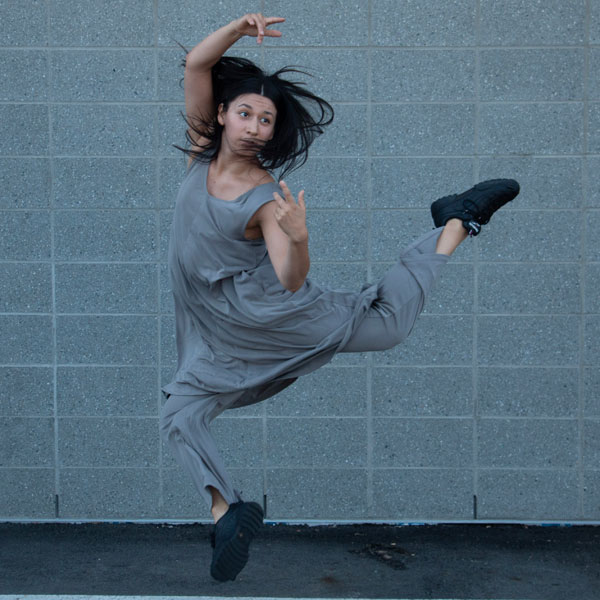 Ana Sosa jumping