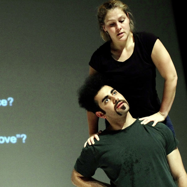 Dance Artists Emmalena Fredriksson and Arash Khakpour perform
