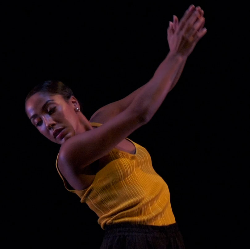 Dancer Livona Ellis performs