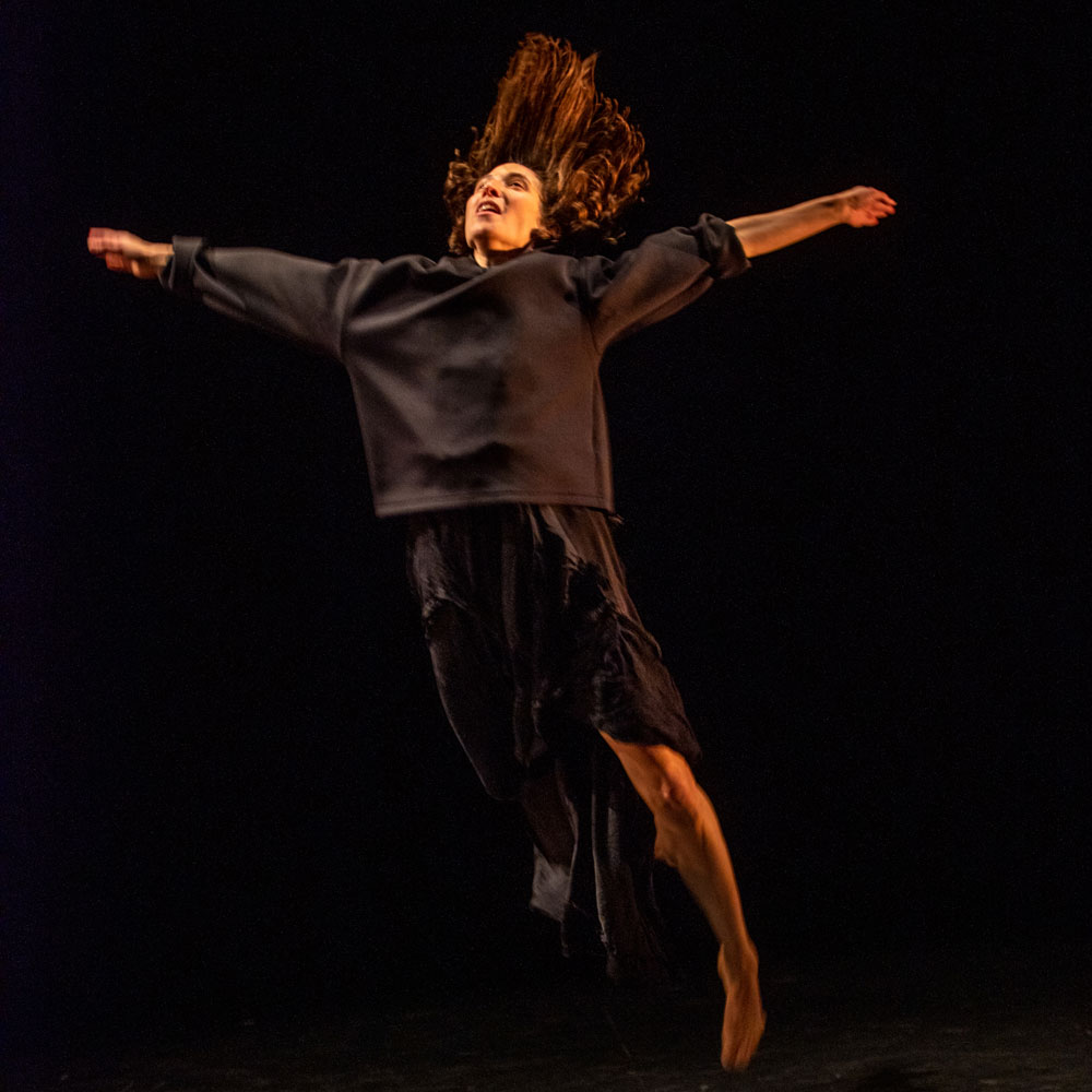 Dancer Vanessa Goodman performs